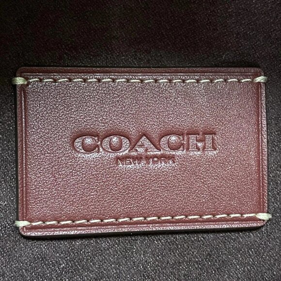 Auth COACH - CO235G Dark Brown Leather Handbag - Picture 7 of 11